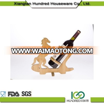 Natural Material Antibacterial Healthy Competitive Price Bamboo Wine Holder Wine Rack