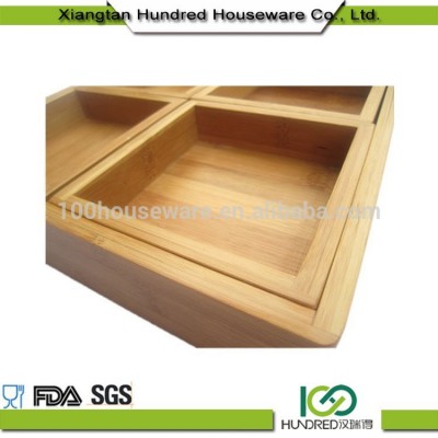 2018 Trending New Product Bamboo Square Serving Tray