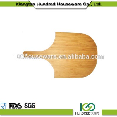 Paddle Shape 100%Natural Bambu Cutting Board Wooden Pizza Peel