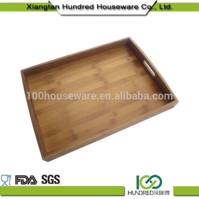 Excellent Cheaper wood serving tray with handle