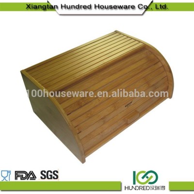 2018 Trending Direct Factory Price Bamboo Wooden Bread Box