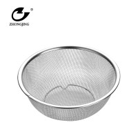 Wholesale Round wire mesh deep drain basket s.s basket bowl with calibration