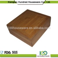 Seamless China Supplier bamboo tea bags box organizer