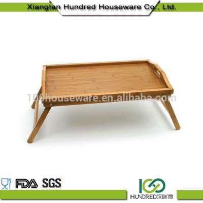 Low Cost New Style cheap bamboo tray salver with feet leg