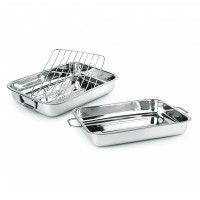 Rectangular Roasting Tray With Handle